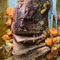 Slow Cooker Pot Roast with Garden Vegetables