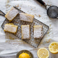 Lemon Bars with Brown Sugar Crust