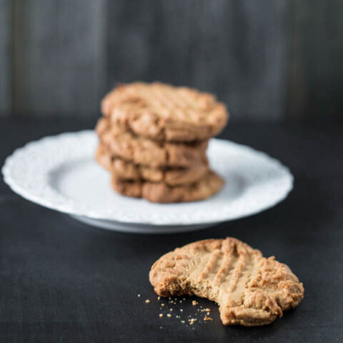 Whole Wheat Peanut Butter Cookies