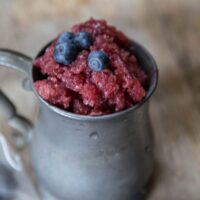 Blueberry Earl Grey Granita