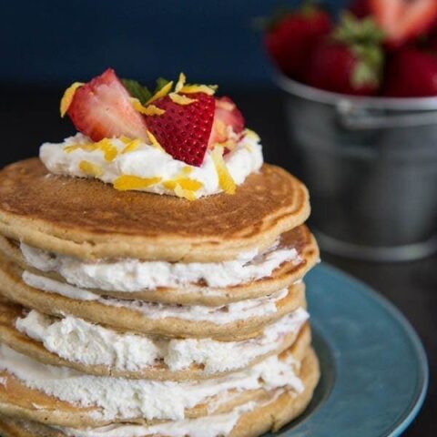 Strawberry Shortcake Pancakes