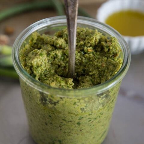 Garlic Scape Pesto