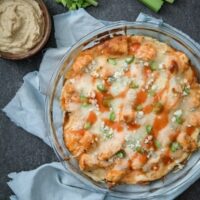 Buffalo Chicken Hummus Dip