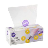 Wilton 12-Inch Disposable Cake Decorating and Pastry Bags, 100-Count