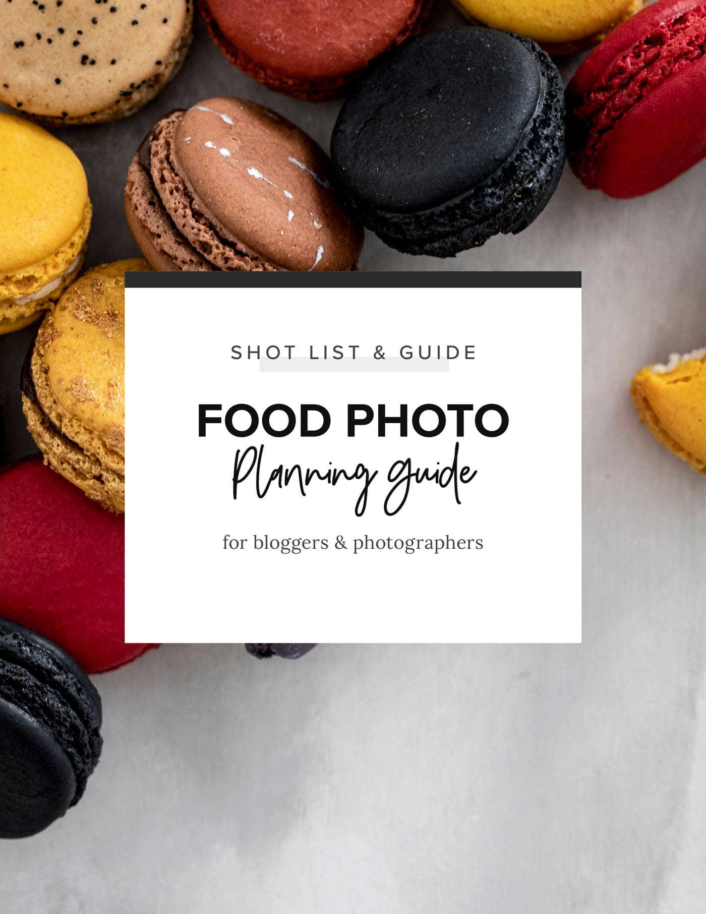 food photo planning guide and shot list