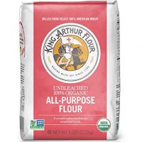 King Arthur Flour 100% Organic Unbleached All-Purpose Flour, 80 Ounce