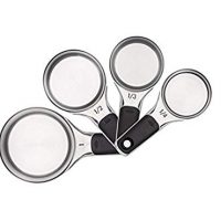 OXO 11132000 Good Grips Stainless Steel Measuring Cups with Magnetic Snaps, 1 EA