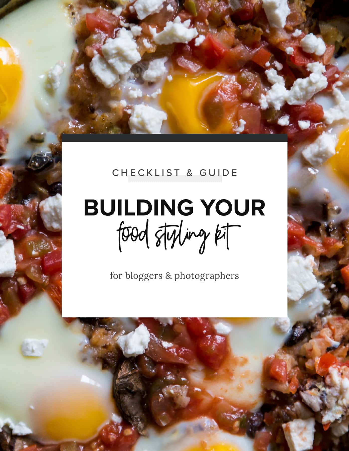 food styling kit guide and checklist