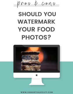 should you watermark your food photos