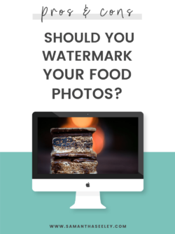 should you watermark your food photos