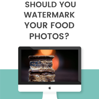 should you watermark your food photos