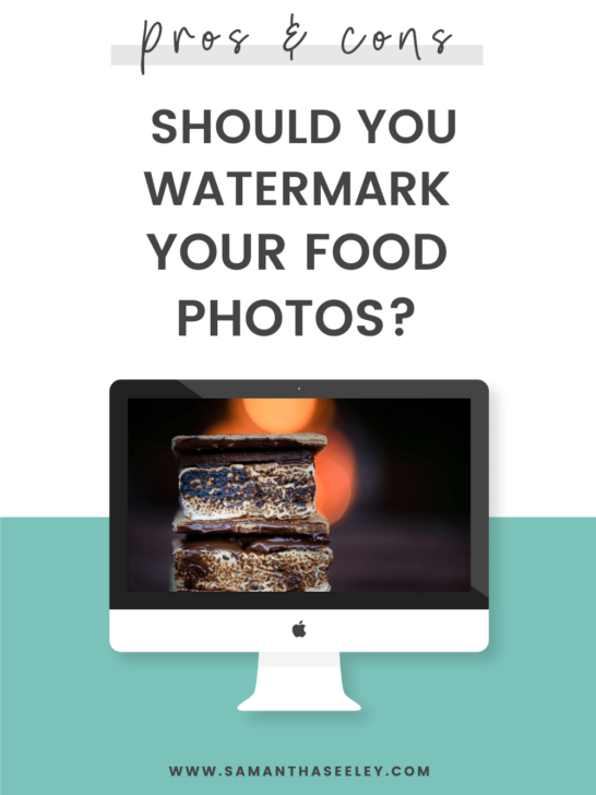 should you watermark your food photos