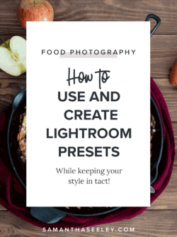 how to use and create lightroom presets