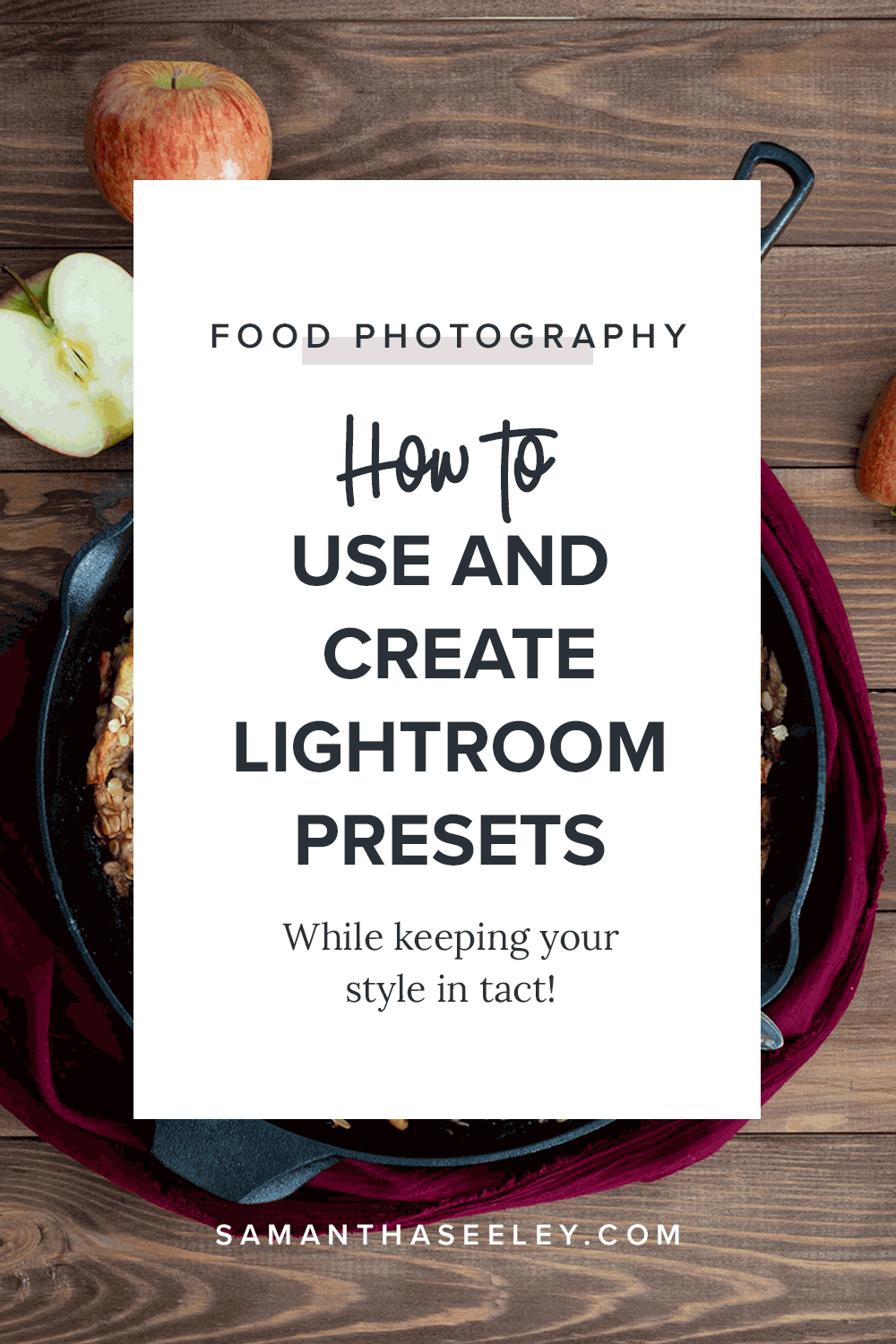 how to use and create lightroom presets