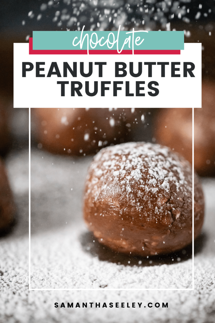 chocolate peanut butter truffles