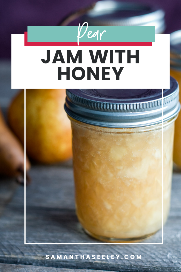 pear jam with honey