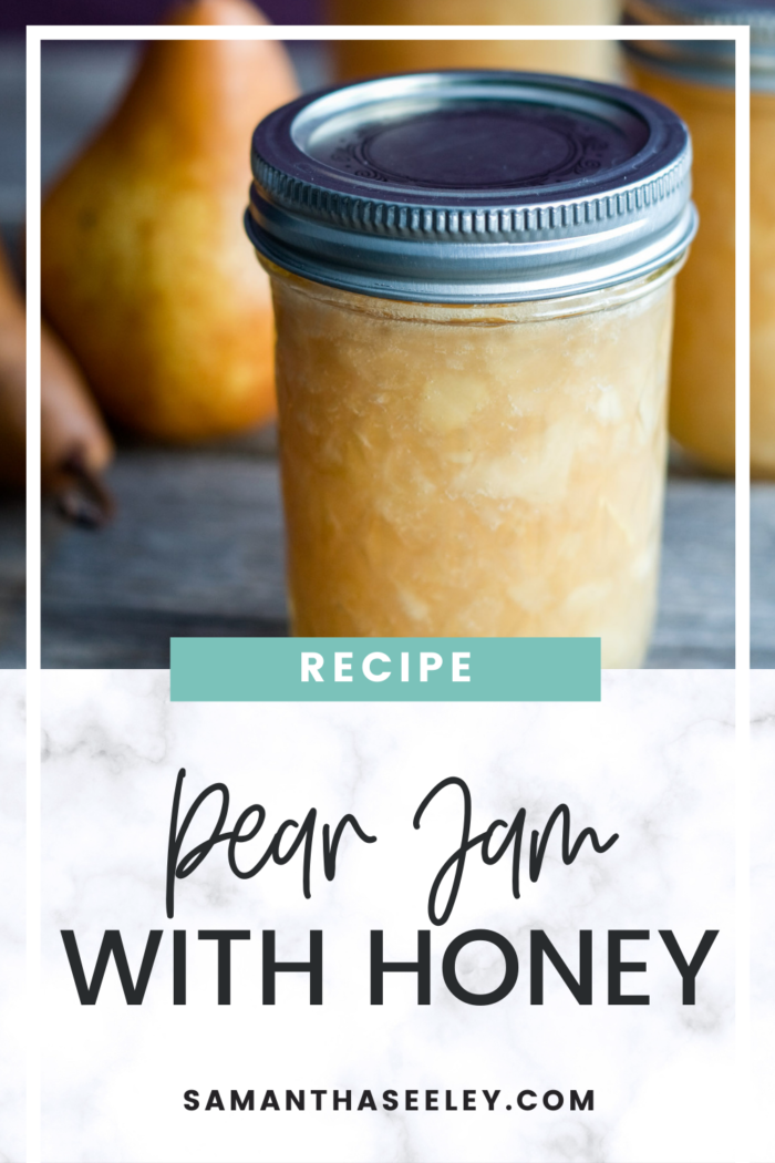 pear jam with honey