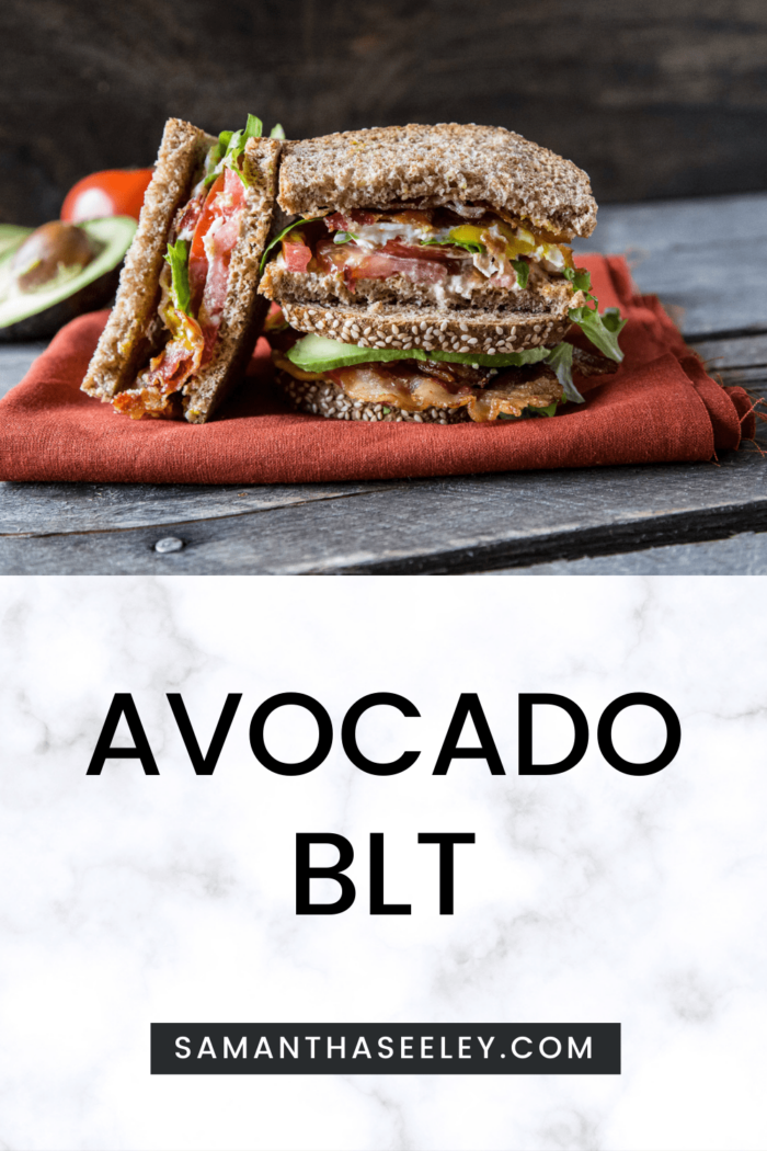 egg and avocado blt