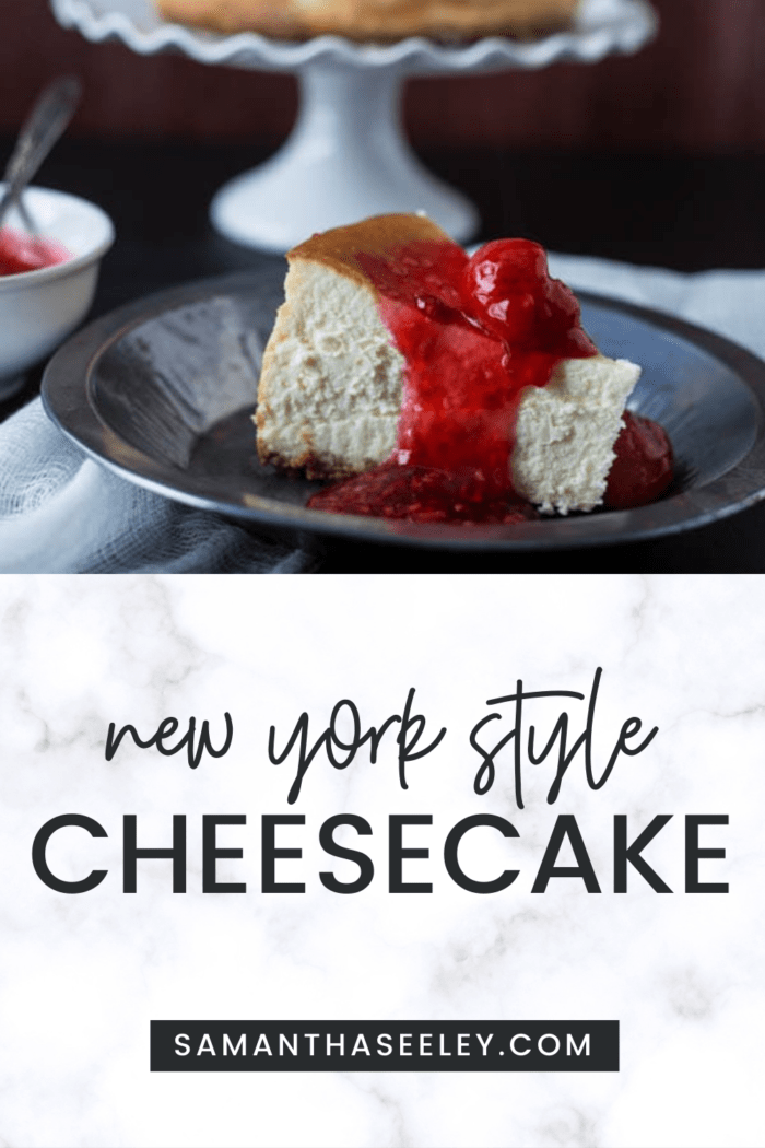 new york style cheesecake
