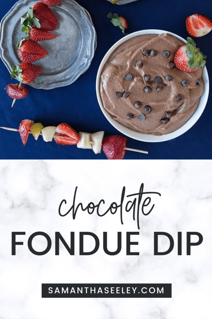 chocolate fondue dip