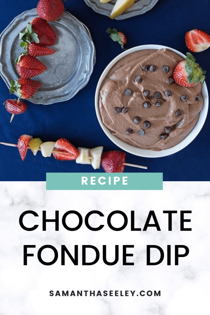 chocolate fondue dip