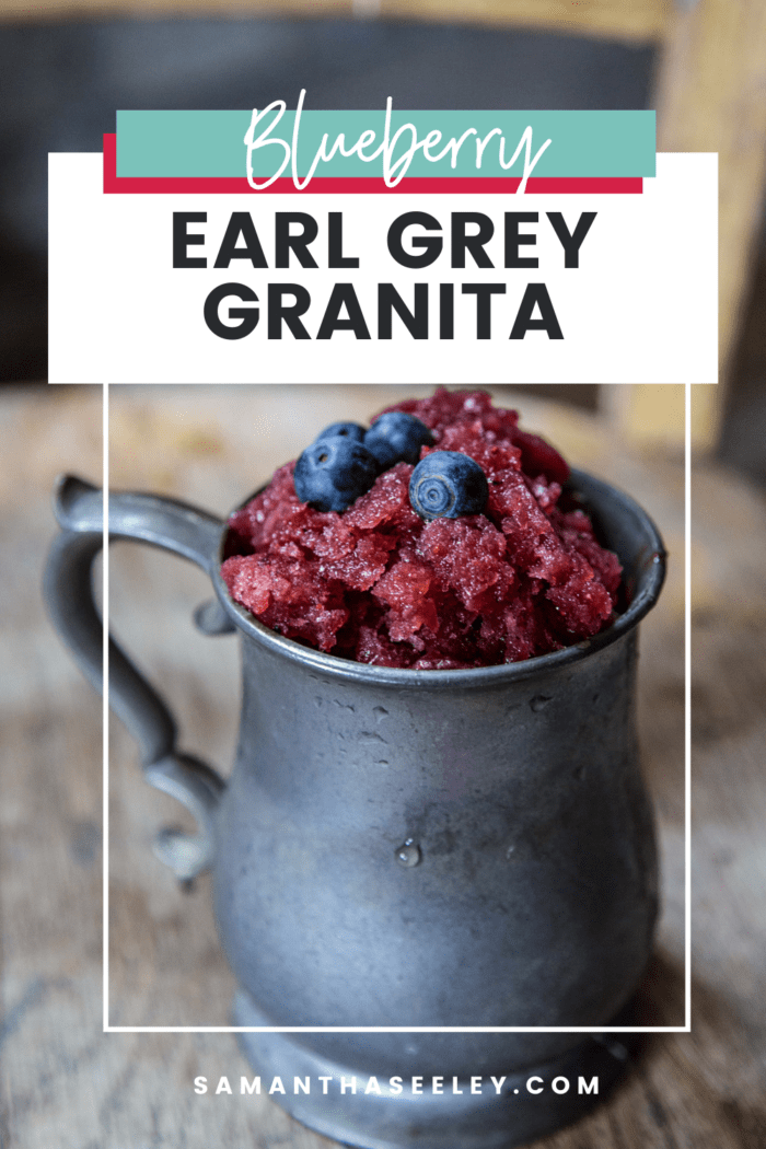 blueberry earl grey granita
