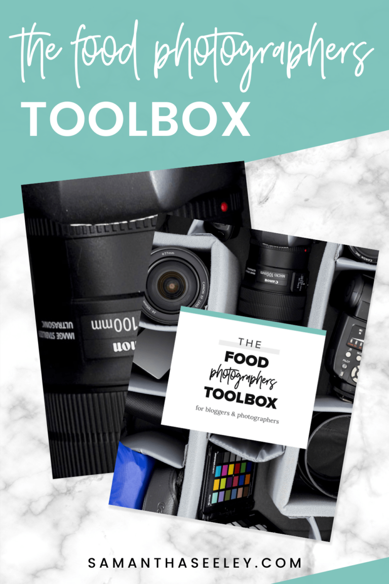 Food Photography Equipment List The Food Photographers Toolbox!