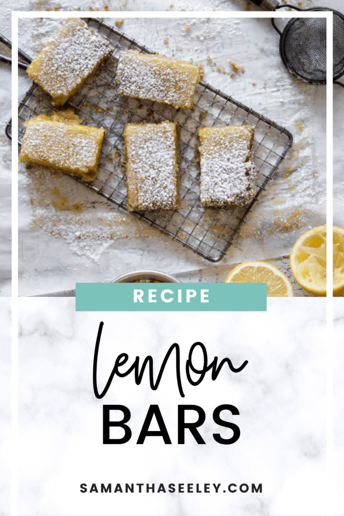 brown sugar lemon bars