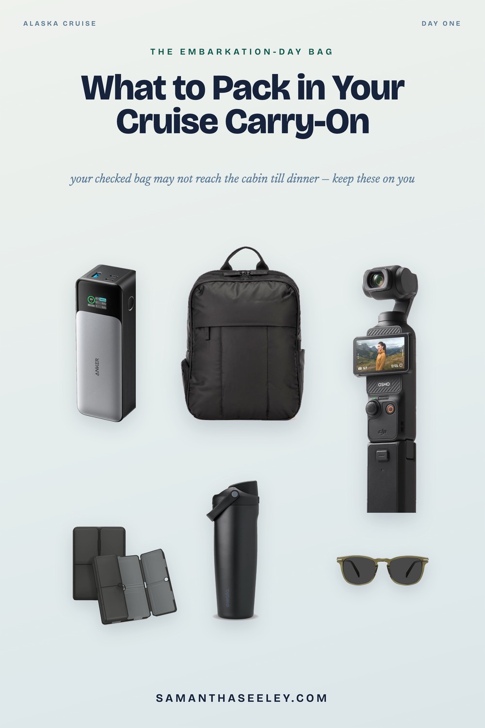 What to pack in your cruise carry-on